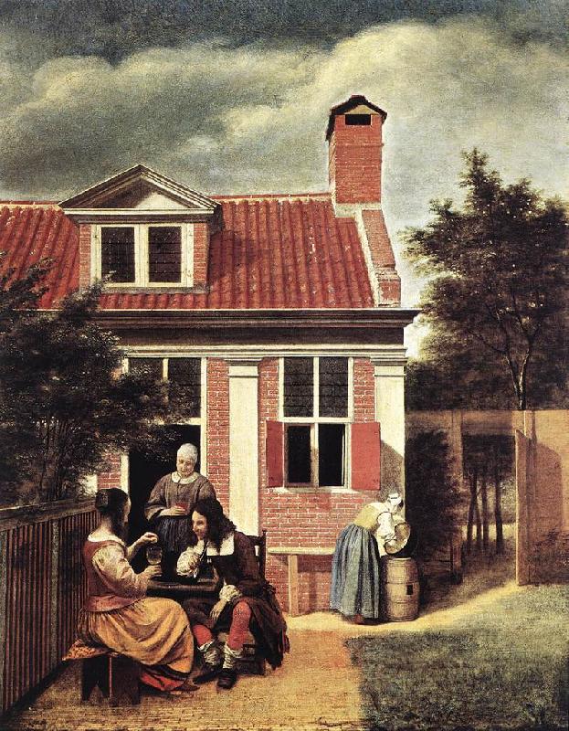 HOOCH, Pieter de Village House sf oil painting image